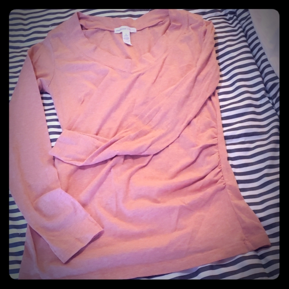 Long Sleeve Maternity Tshirt